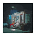 "on the steps" print